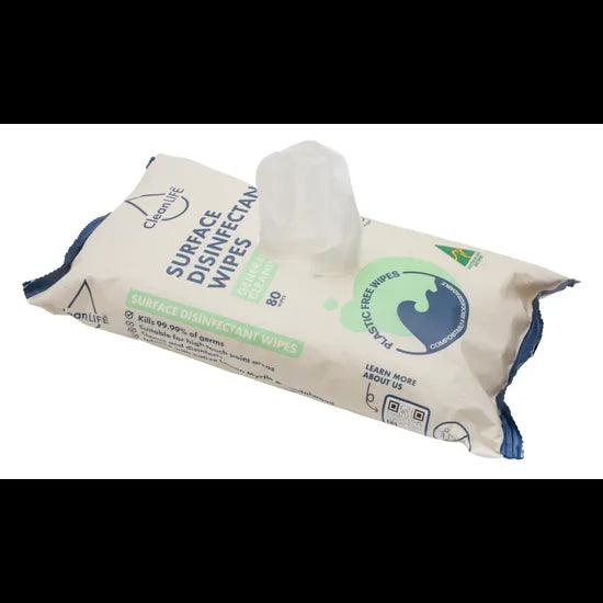 Biodegradable Surface Disinfectant Wipes - Pack of 80 - Modern Teaching Aids NZ