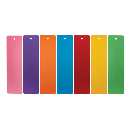 Bright Coloured Paper Bookmarks - Pack of 35 - Modern Teaching Aids NZ