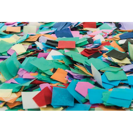 Assorted Tissue Paper Squares 2.5cm - Pack of 10,000 - Modern Teaching Aids NZ
