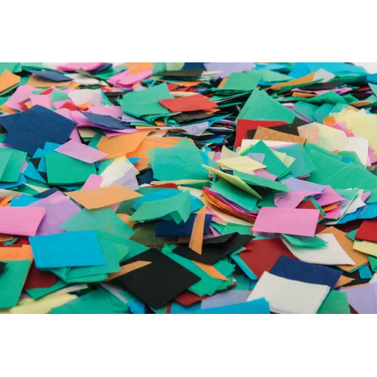 Assorted Tissue Paper Squares 2.5cm - Pack of 10,000 - Modern Teaching Aids NZ