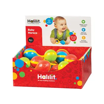 Halilit - Baby Maraca Animal Face CDU24 - Modern Teaching Aids NZ
