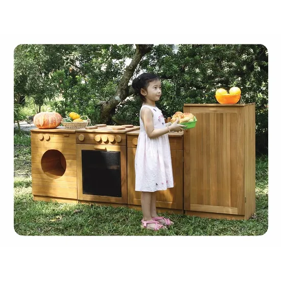 Harmony - Outdoor Wooden Kitchen - Set of 4 - Modern Teaching Aids NZ