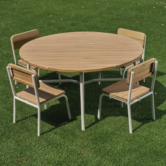 Harmony Outdoor Round Table with 4 Chairs