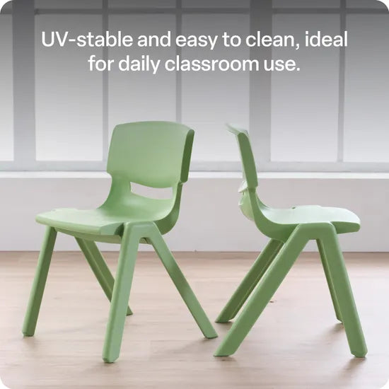 Ergerite Student Chair - Jade Green - 30cm Seat Height - Modern Teaching Aids NZ