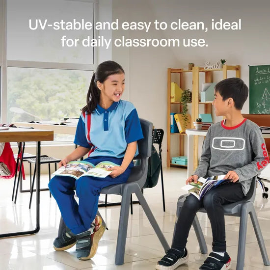 Ergerite Student Chair - Grey - 26cm Seat Height - Modern Teaching Aids NZ