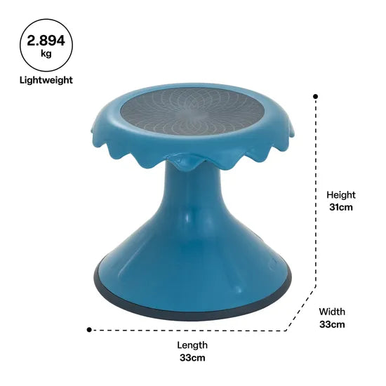 Ergerite Flexi Stool - Blue - 31 cm Seat Height - Modern Teaching Aids NZ