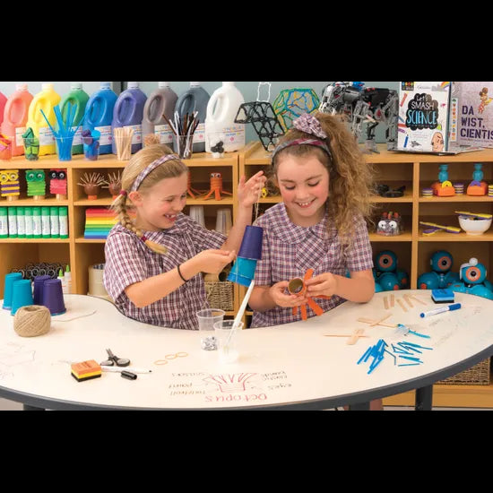 Ergerite Whiteboard Group Table - 38-60 high - Modern Teaching Aids NZ