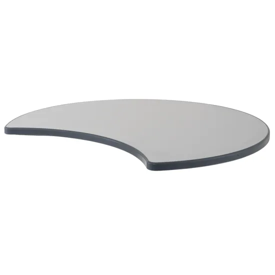 Ergerite Cut Away Tabletop - Grey - 90 (L) x 75 (W) cm - Modern Teaching Aids NZ