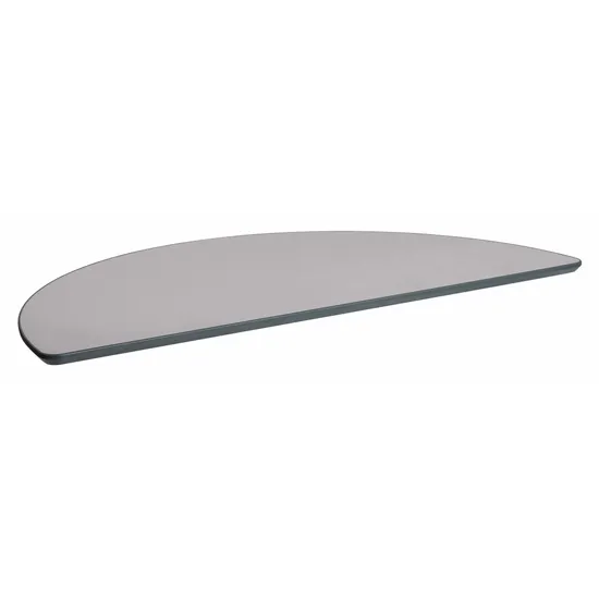 Ergerite Semi Circle Grey Tabletop - 120x60 - Modern Teaching Aids NZ