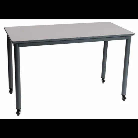 Ergerite - Rectangular Grey Table - 120 x 60 x 66 cm