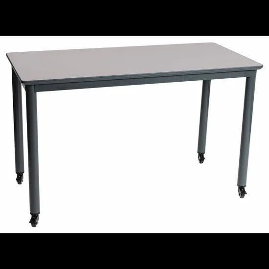 Ergerite - Rectangular Grey Table - 120 x 60 x 72 cm