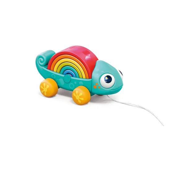 Rainbow Chameleon Pull-Along - Modern Teaching Aids NZ