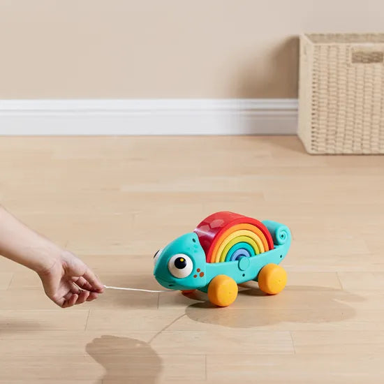 Rainbow Chameleon Pull-Along - Modern Teaching Aids NZ
