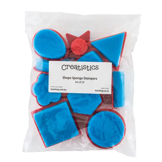 Shape Stampers Set Of 10 - Modern Teaching Aids NZ