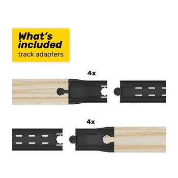 Intelino Wooden Track Adapter Kit - Modern Teaching Aids NZ