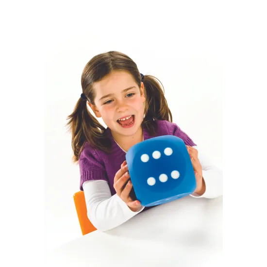 Teachables Big Plastic Dice - 10.5 cm - Modern Teaching Aids NZ