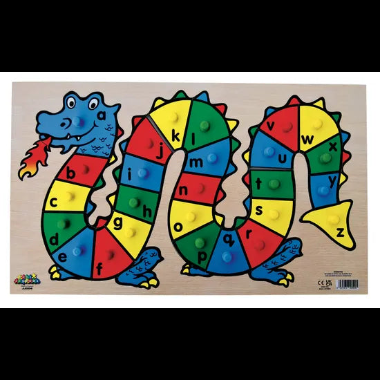 Dragon ABC Peg Puzzle 26pc - Modern Teaching Aids NZ