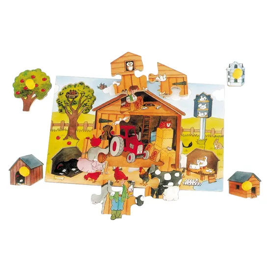 Farmyard Puzzle - 10 Pieces - Modern Teaching Aids NZ