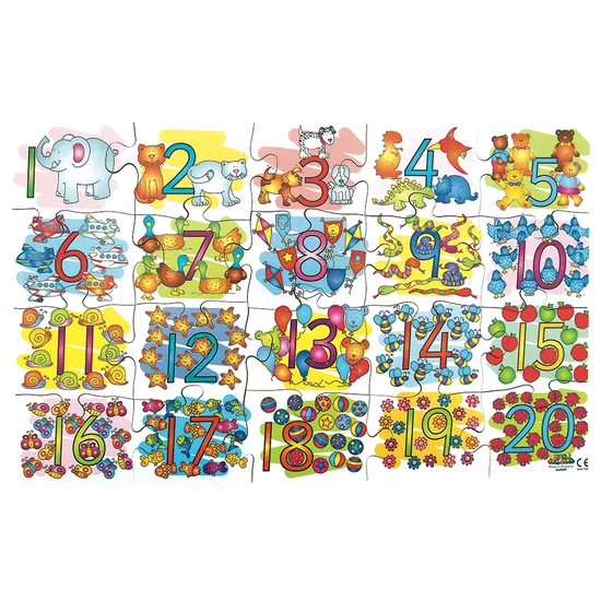 Numbers Floor Puzzle - 20 Pieces - Modern Teaching Aids NZ