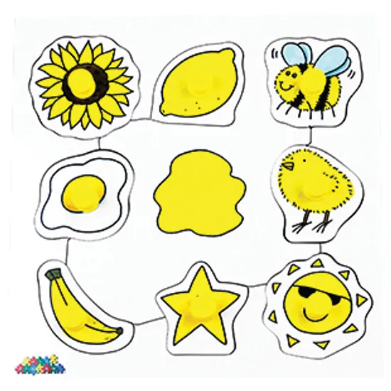 Colour Peg Puzzles Set of 4 - Modern Teaching Aids NZ