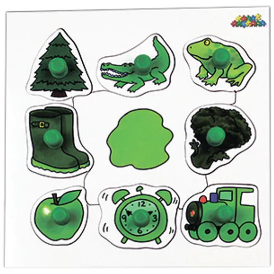 Colour Peg Puzzles Set of 4 - Modern Teaching Aids NZ