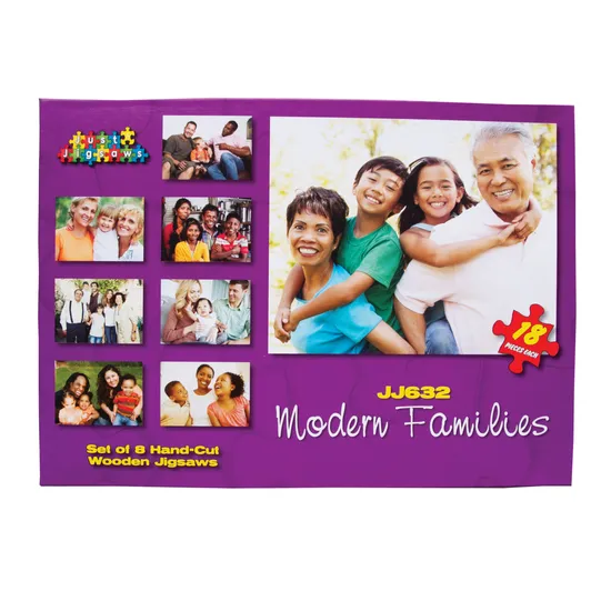 Modern Families Set of 8 - Modern Teaching Aids NZ