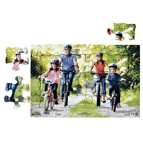 Family Bike Ride Puzzle 12pc - Modern Teaching Aids NZ