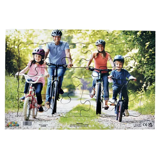 Family Bike Ride Puzzle 12pc - Modern Teaching Aids NZ