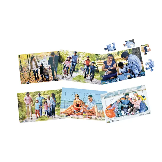 Family Outings Puzzle Set of 6