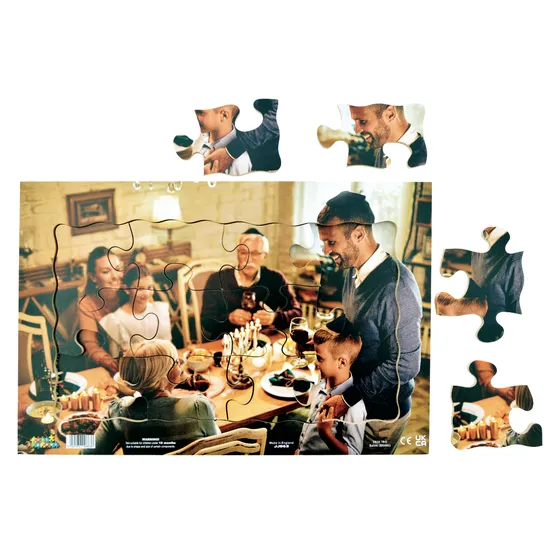 Jewish Family Meal Puzzle 12pc - Modern Teaching Aids NZ