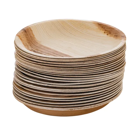 Palm Leaf Eco Plate 18 cm - Pack of 25 - Modern Teaching Aids NZ
