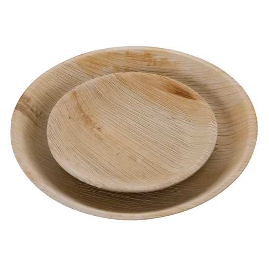 Palm Leaf Eco Plate 18 cm - Pack of 25 - Modern Teaching Aids NZ