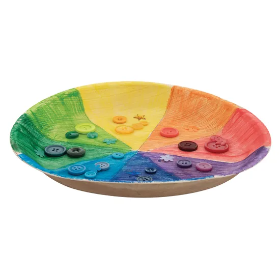 Palm Leaf Eco Plate 25 cm - Pack of 25 - Modern Teaching Aids NZ