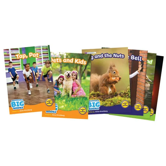 Decodable Big Books Set of 6 - Non-Fiction - Modern Teaching Aids NZ