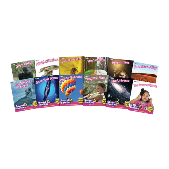 Sound Families Long Vowels Non-Fiction Phase 5.5 - Modern Teaching Aids NZ