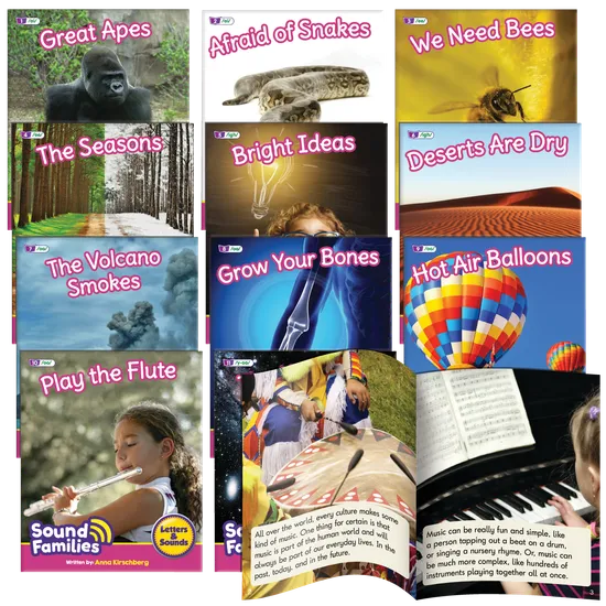 Sound Families Long Vowels Non-Fiction Phase 5.5 - Modern Teaching Aids NZ