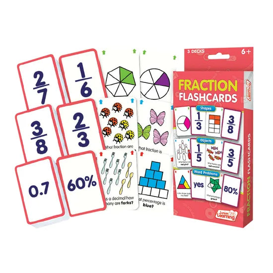 Fraction Flashcards - Modern Teaching Aids NZ