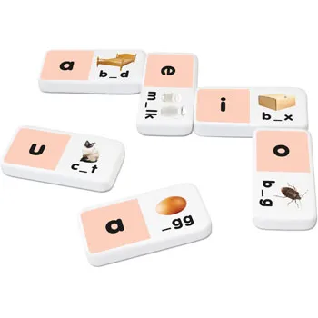 Short Vowel Dominoes - Modern Teaching Aids NZ