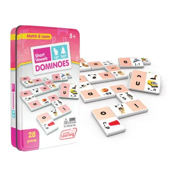 Short Vowel Dominoes - Modern Teaching Aids NZ