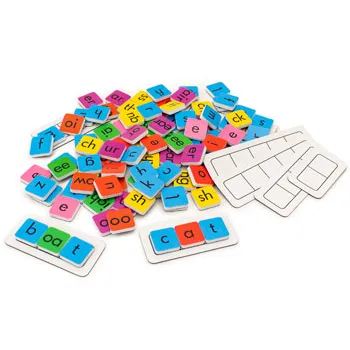 Rainbow Phonics Tiles - Modern Teaching Aids NZ