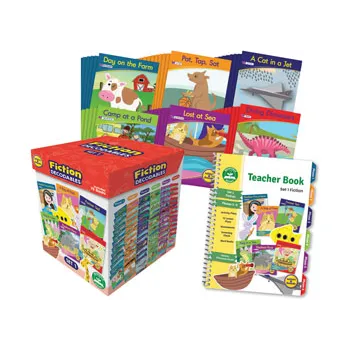 Decodable Readers Fiction Library + Teacher Book S