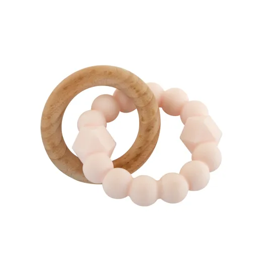 Moon Teether - Pale Pink - Modern Teaching Aids NZ