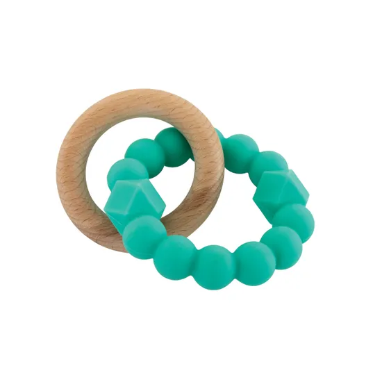Moon Teether - Turquoise - Modern Teaching Aids NZ