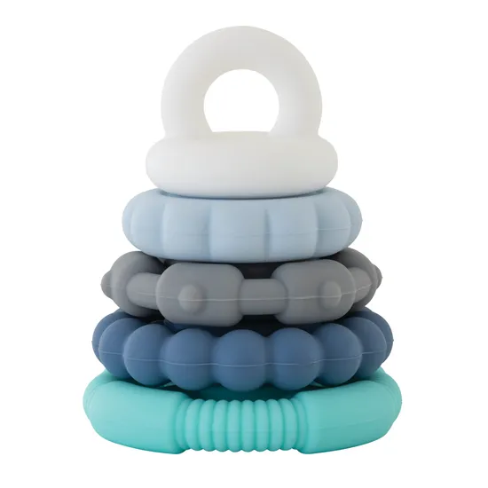 Silicone Stacker Cool Tones - Modern Teaching Aids NZ