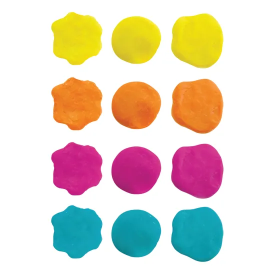 Modelling Clay Neon Colours - 30 x 50g - Modern Teaching Aids NZ