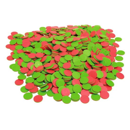 Teachables Two-Colour Counters - Set of 1000 in Container - Modern Teaching Aids NZ