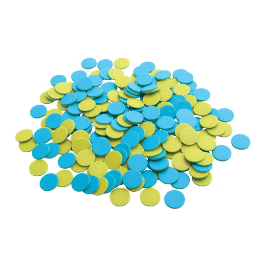 Teachables Double-Sided Counters - Yellow & Blue, 1000 Pieces - Modern Teaching Aids NZ