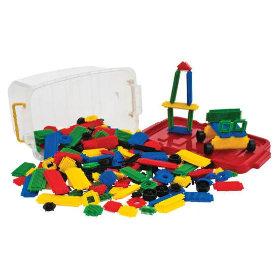 Teachables Vehicle Bristle Blocks - Set of 216 - Modern Teaching Aids NZ