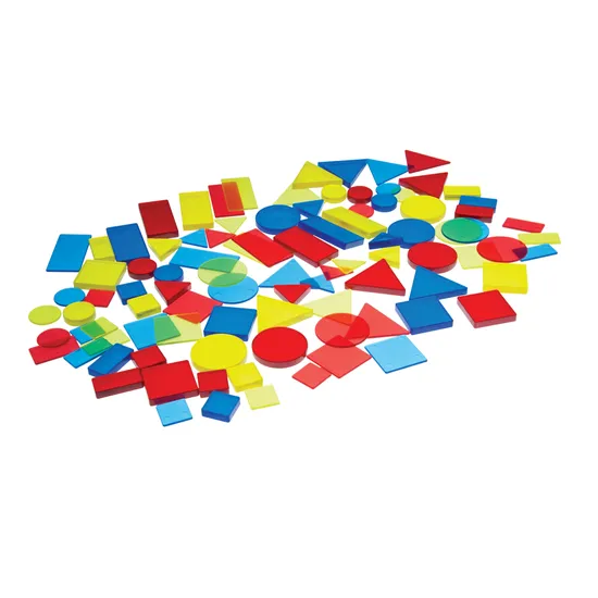 Teachables Translucent Attribute Blocks - Set of 96 - Modern Teaching Aids NZ