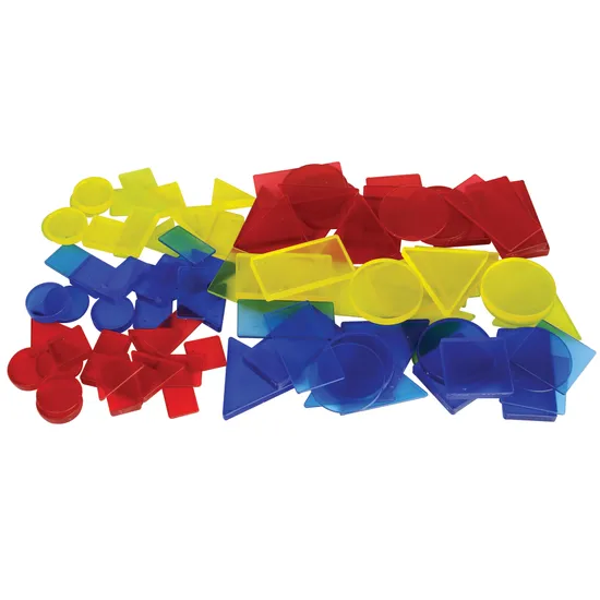 Teachables Translucent Attribute Blocks - Set of 96 - Modern Teaching Aids NZ